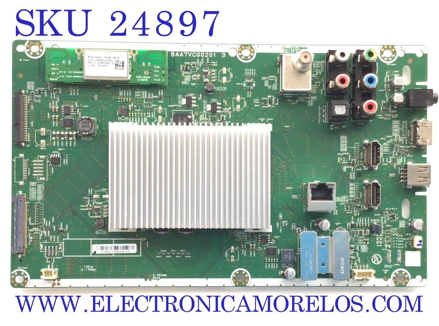 MAIN PARA TV PHILIPS / NUMERO DE PARTE A78ND / BAA7VCG0201 3 / BAA7VCG02013 / MODELO 65PFL5607/F7